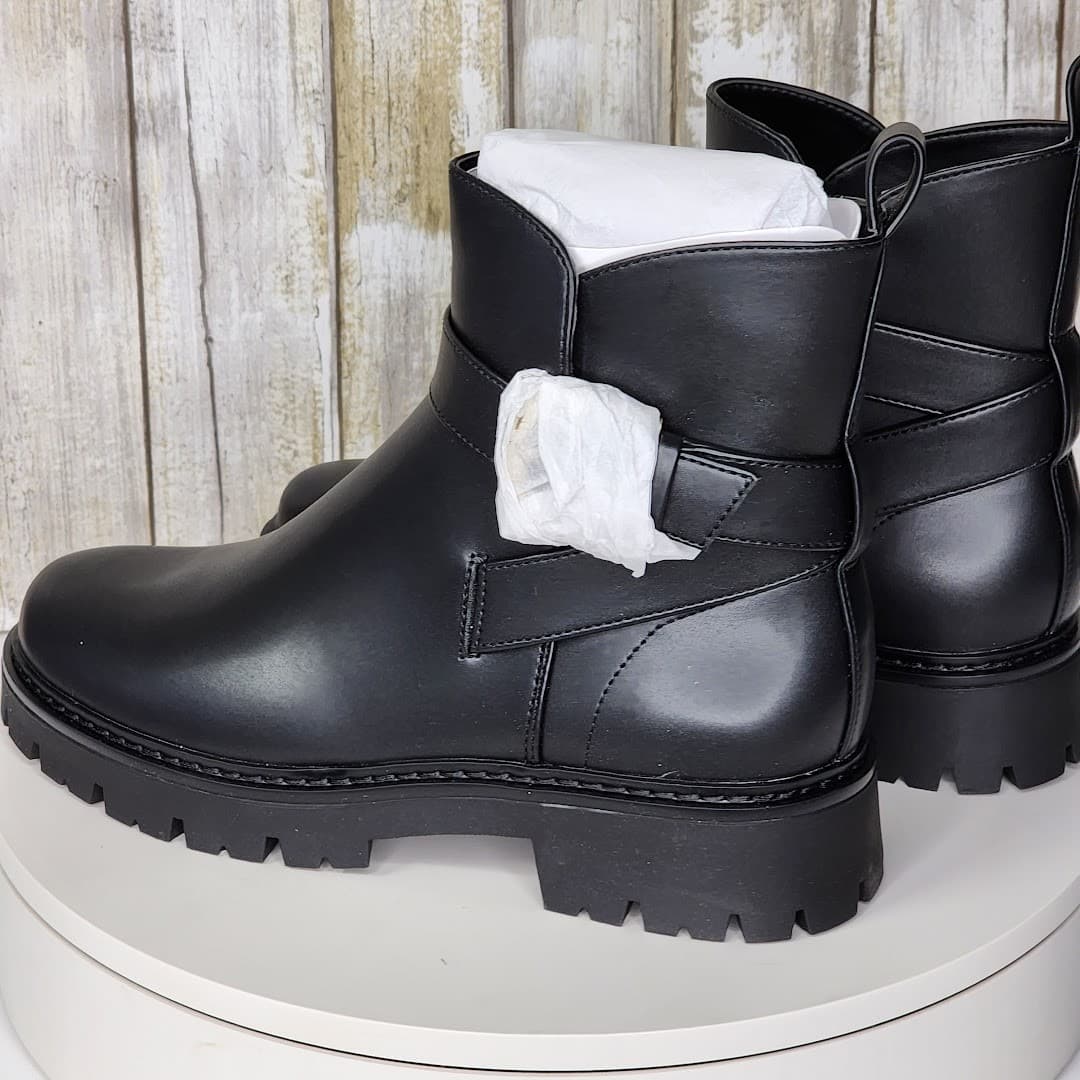 NEW - Giani Bernini Women's Jaynaa Memory Foam Lug Sole Ankle Booties - Size 6 M - Thumbnail 6