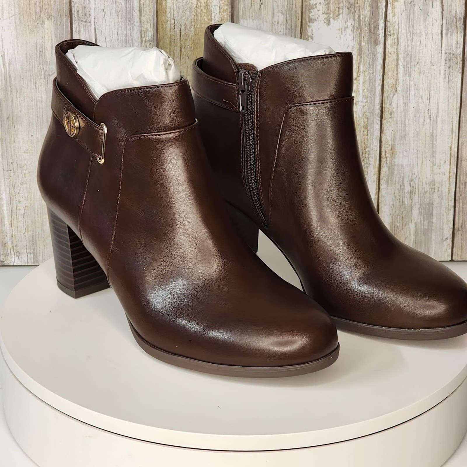 NEW - Giani Bernini Women's Artemyss Block Heel Dress Booties - Size 8 M - Thumbnail 9