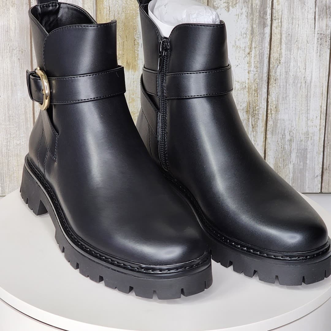 NEW - Giani Bernini Women's Jaynaa Memory Foam Lug Sole Ankle Booties - Size 6 M - Thumbnail 2