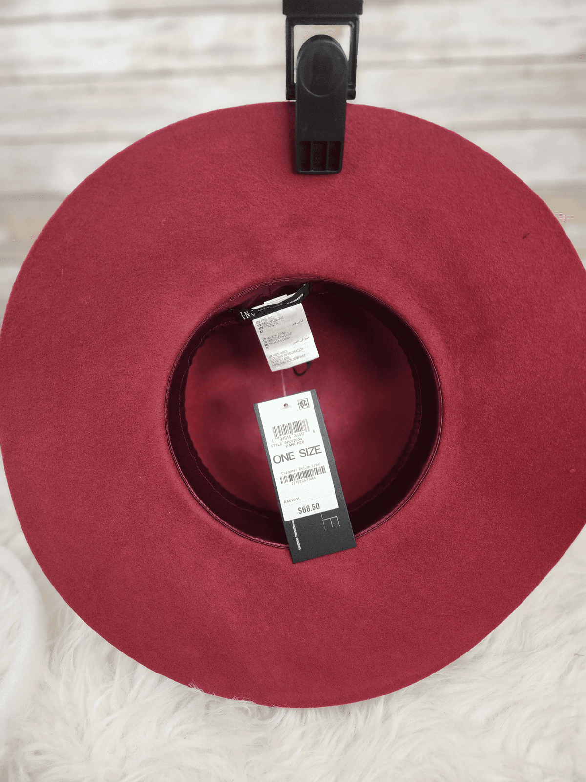 INC International Concepts Wool Felt Floppy Hat - Thumbnail 2