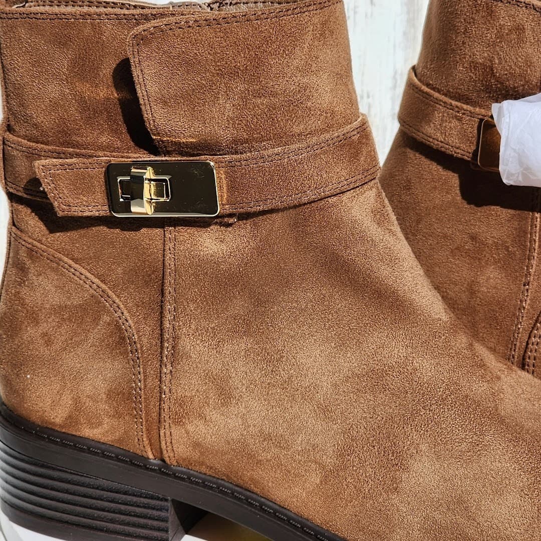 NEW - Giani Bernini Women's Becca Memory Foam Buckled Booties - Size 9.5 M - Thumbnail 8