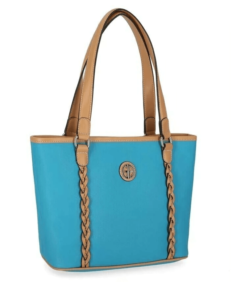 Giani Bernini Safiano Woven Tote - Thumbnail 3