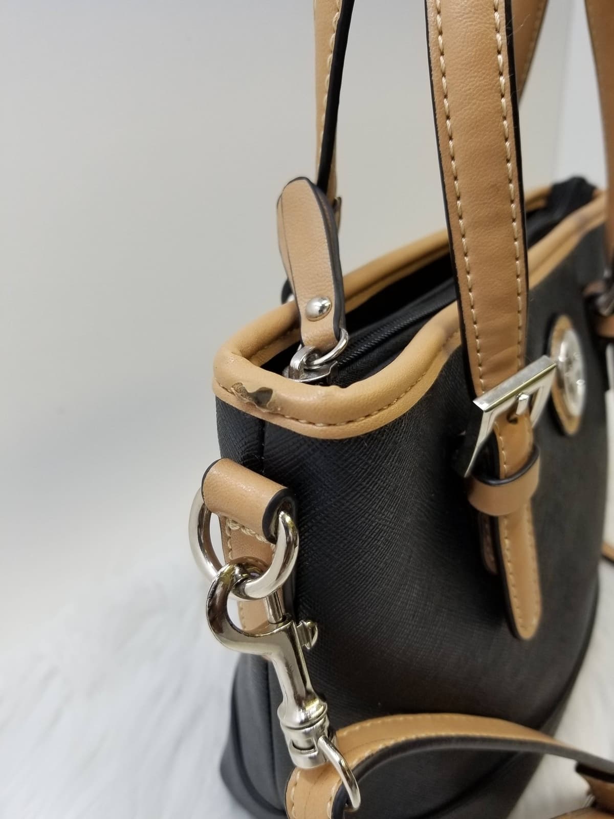 Giani Bernini Saffiano Mini Convertible Tote (Return Item) - Thumbnail 6