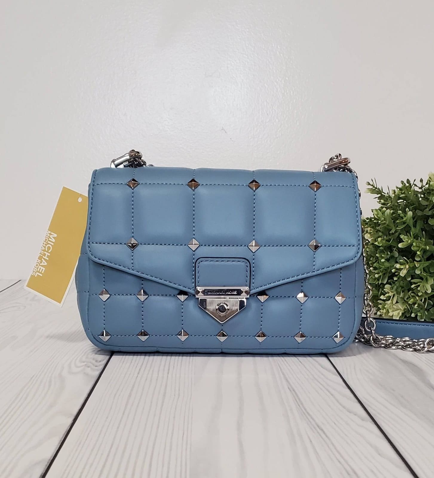 Michael Michael Kors Soho Quilted Stud Small Shoulder Bag - Thumbnail 3