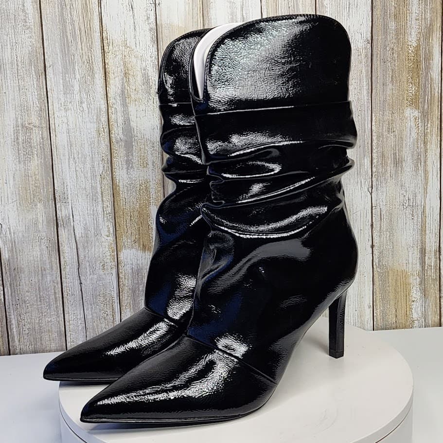 NEW - GUESS Women's Narissa Pointy Toe Western Heeled Booties - Size 9.5 M - Thumbnail 6