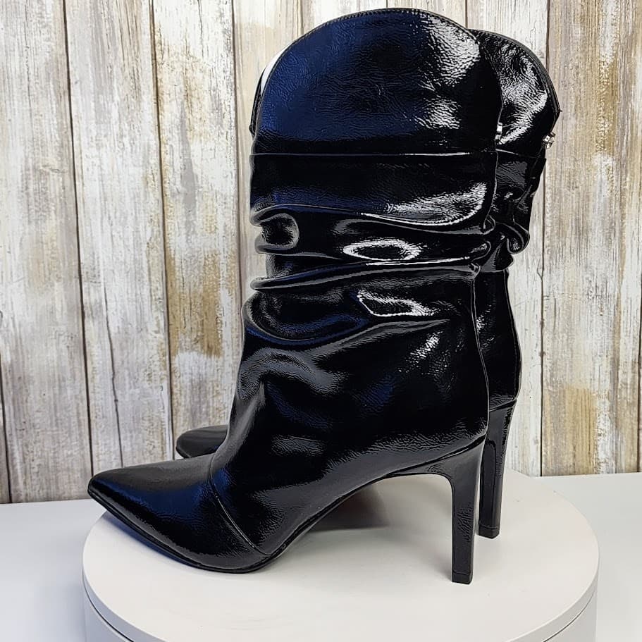 NEW - GUESS Women's Narissa Pointy Toe Western Heeled Booties - Size 9.5 M - Thumbnail 5