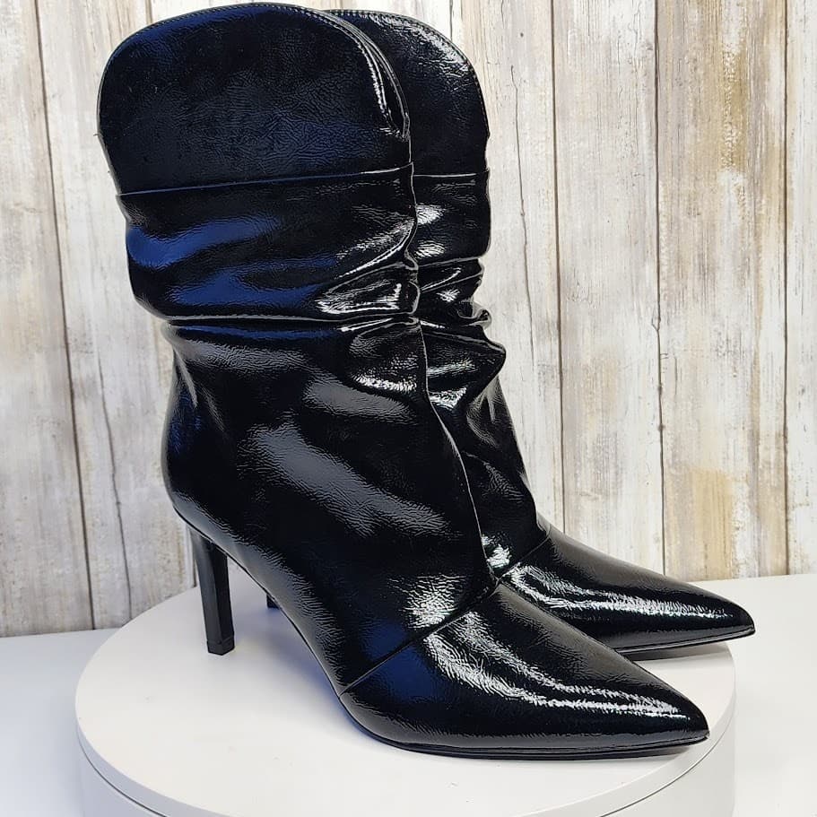NEW - GUESS Women's Narissa Pointy Toe Western Heeled Booties - Size 9.5 M - Thumbnail 9