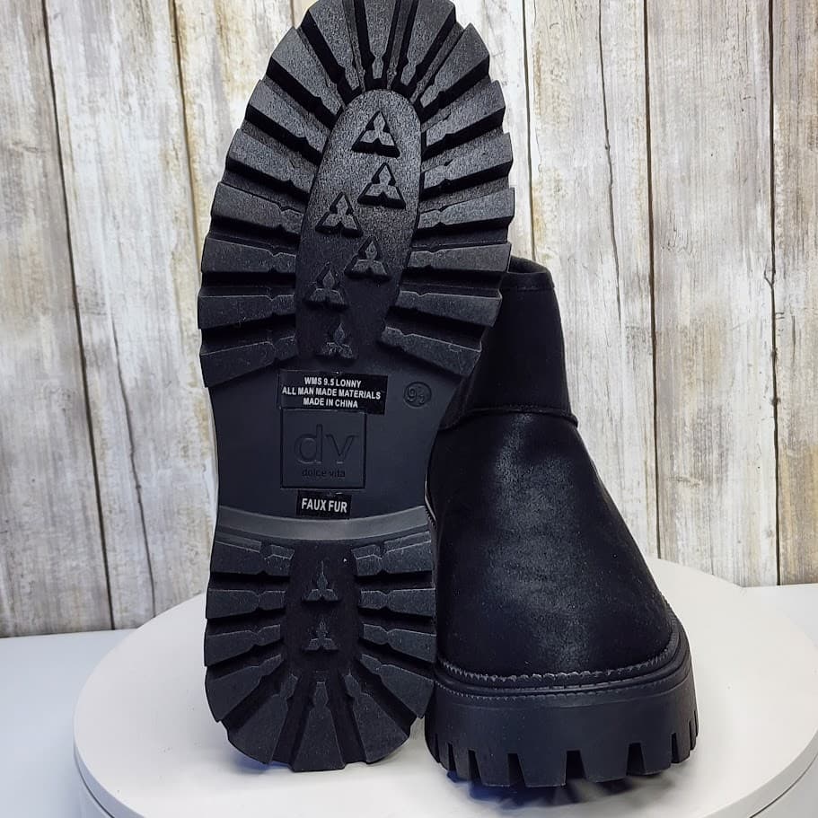 NEW - DV Dolce Vita Women's Lonny Cozy Platform Lug Booties - Size 9.5 - Thumbnail 6