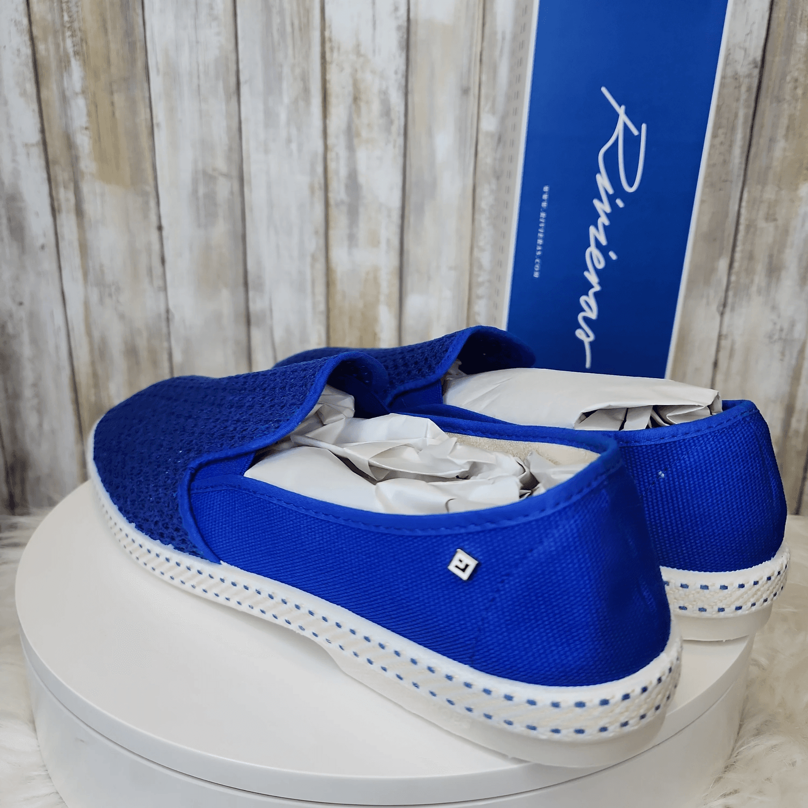 Rivieras Men's CLASSIC Slip-On Blue - Size 7.5 - 40 - Thumbnail 4
