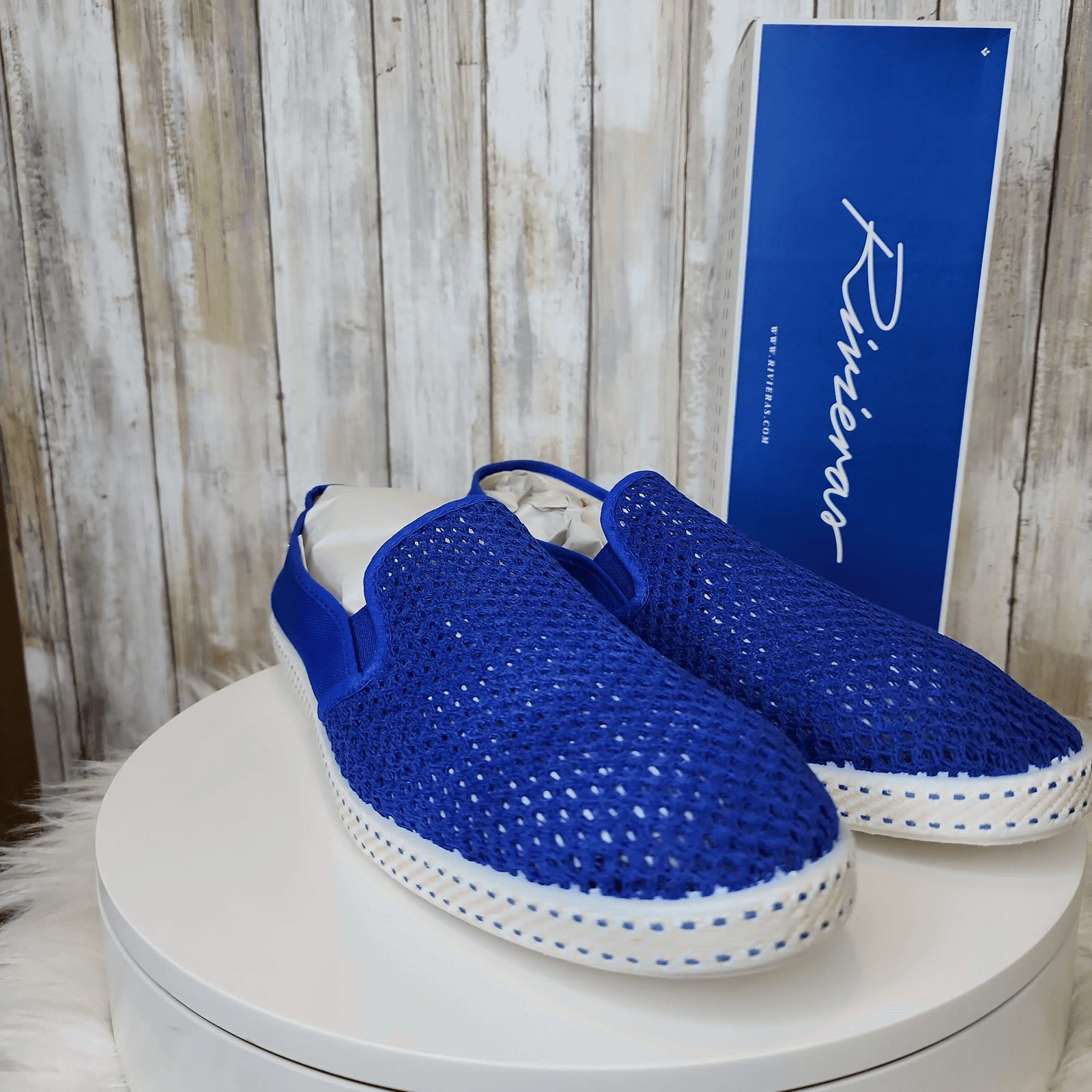 Rivieras Men's CLASSIC Slip-On Blue - Size 7.5 - 40 - Thumbnail 7