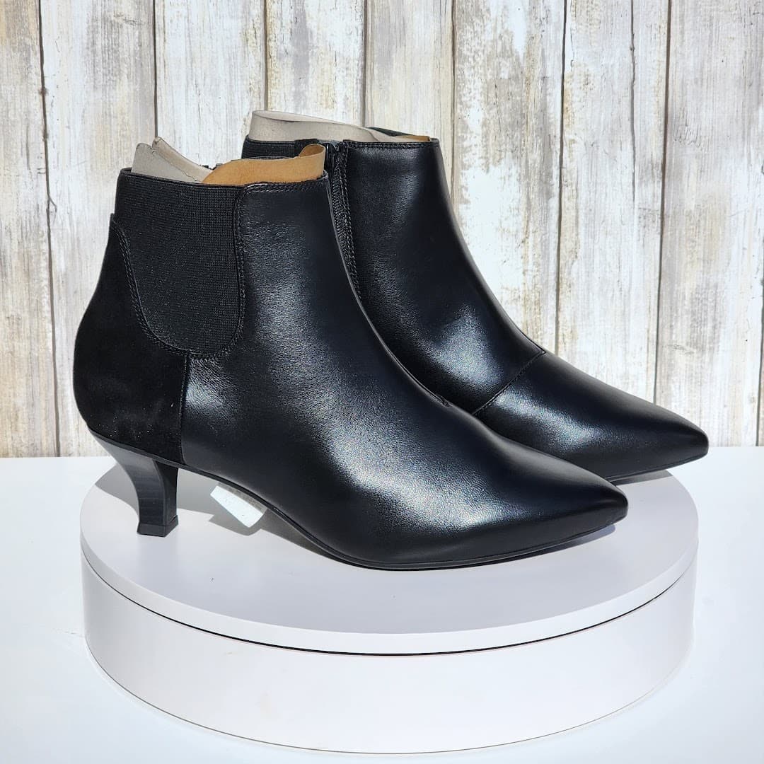 NEW - Clarks Women's Collection Kepley Erin Booties - Size 8.5 M - Color Black - Thumbnail 2