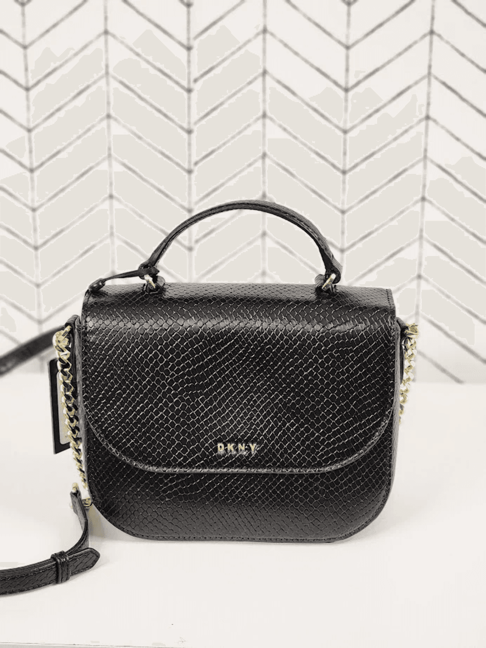 DKNY Felica Mini Top Handle Leather Crossbody - Thumbnail 2
