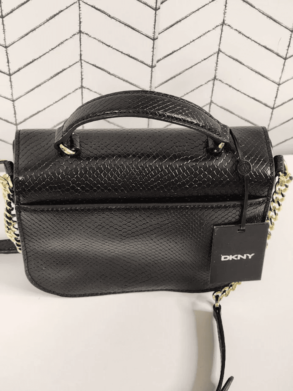DKNY Felica Mini Top Handle Leather Crossbody - Thumbnail 4