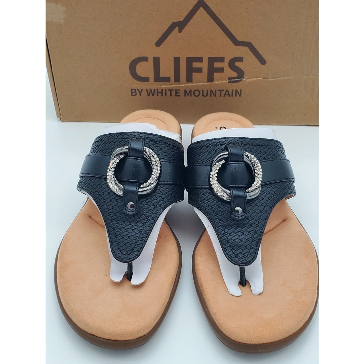 NEW - Cliffs Benedict Women’s Thong Comfort Sandals Casual Wedges - Size 9.5 - Thumbnail 5