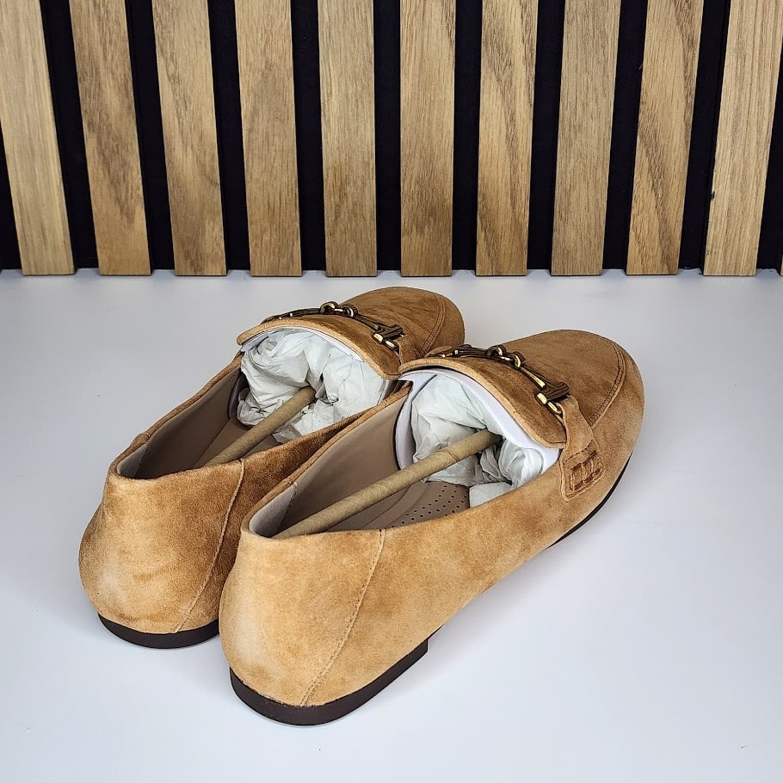 Giani Bernini Beckhamm Tailored Loafers – Women’s Suede Slip‑Ons - Size 6M - Thumbnail 3