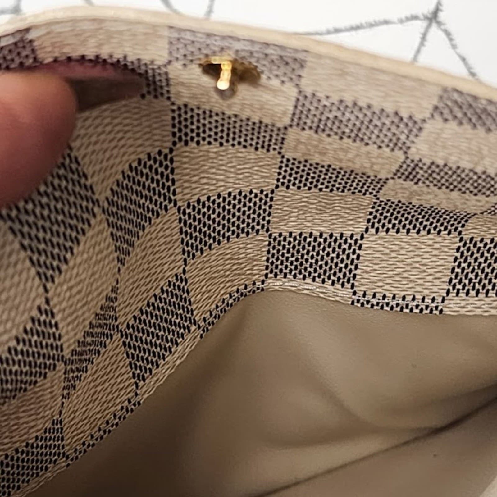 Louis Vuitton Portefeuille Emilie Damier Azur Wallet - Thumbnail 10
