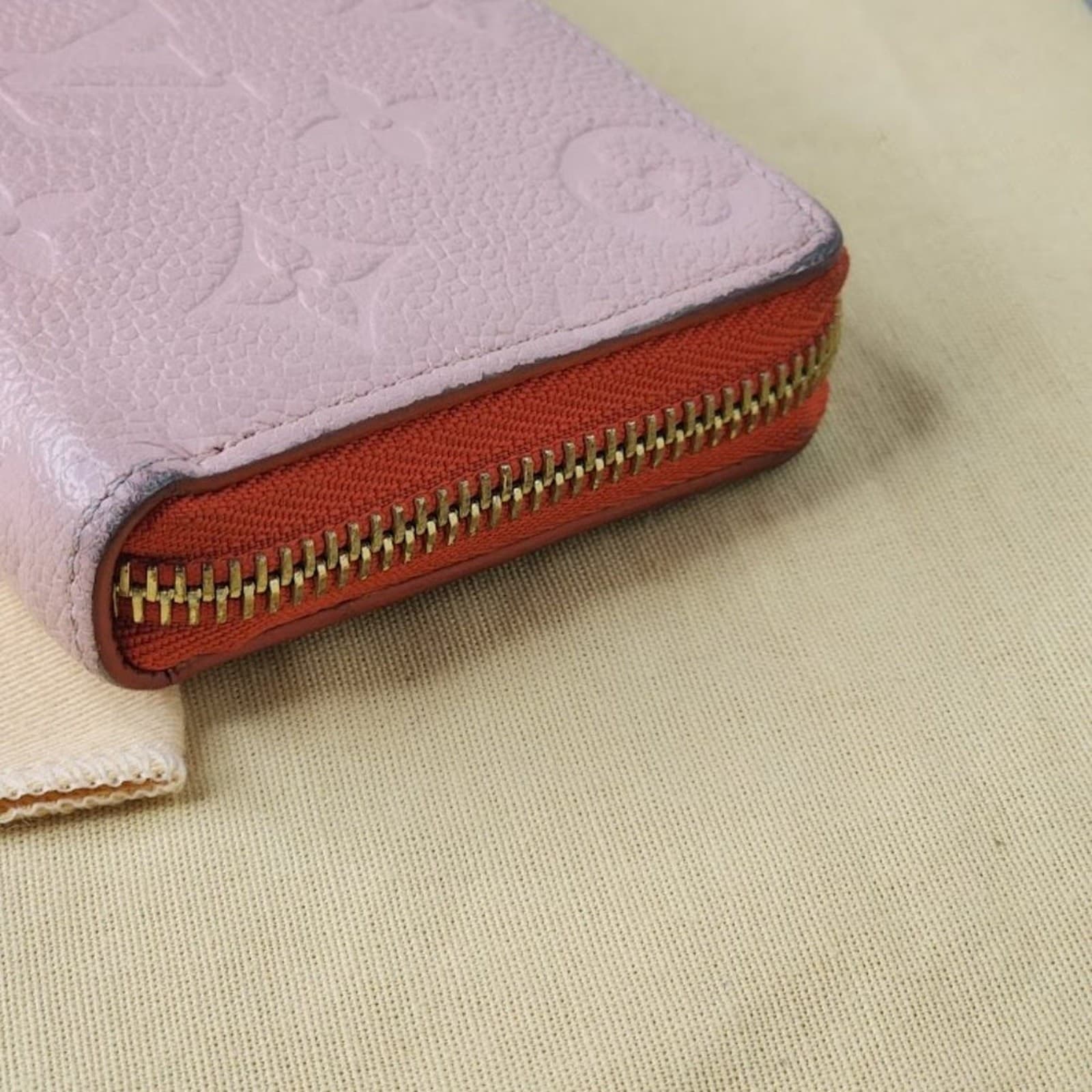 Louis Vuitton Monogram Empreinte Portefeuille Clemence Zippy Wallet - Thumbnail 5