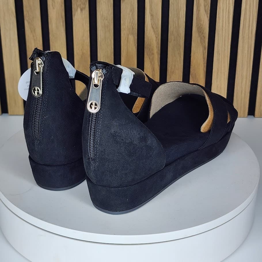 NEW Giani Bernini Eviee Women’s Wedge Sandals Memory Foam Comfort Shoes Size 11 - Thumbnail 3