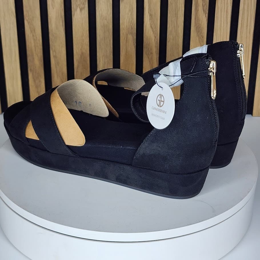 NEW Giani Bernini Eviee Women’s Wedge Sandals Memory Foam Comfort Shoes Size 11 - Thumbnail 4