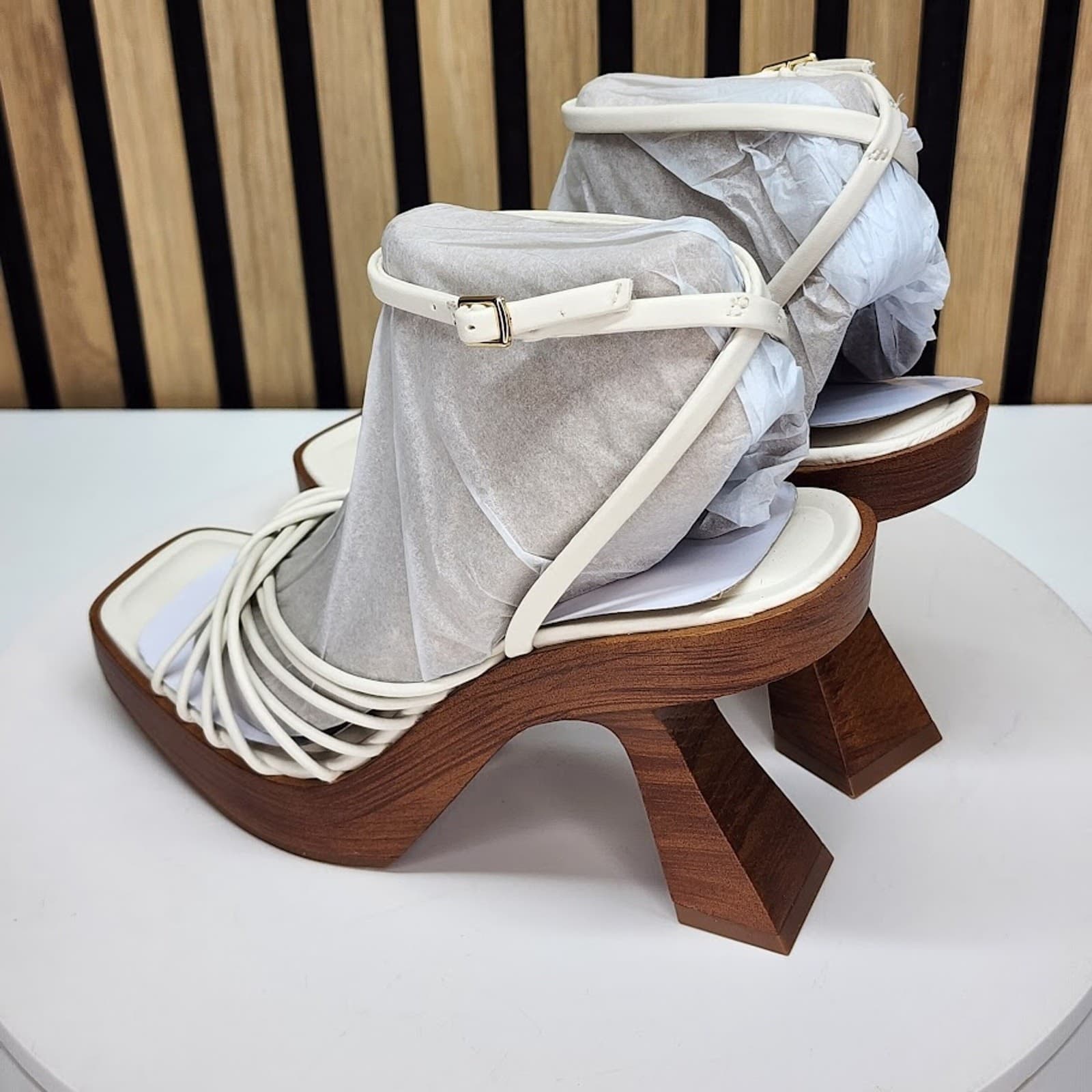 NEW - INC International Concepts Rashel Women’s Sculptural Heel Sandals Size 9.5 - Thumbnail 5