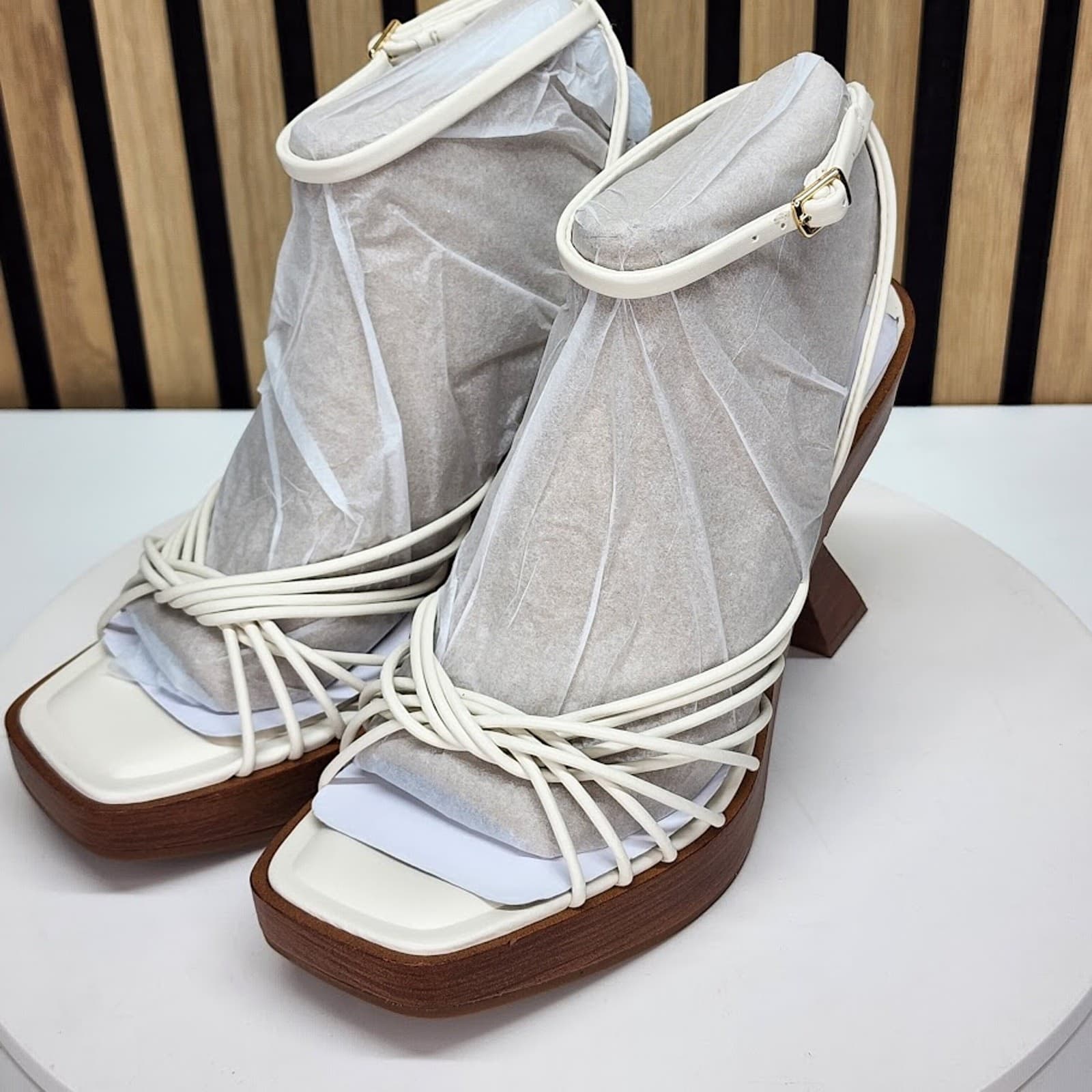 NEW - INC International Concepts Rashel Women’s Sculptural Heel Sandals Size 10 - Thumbnail 7