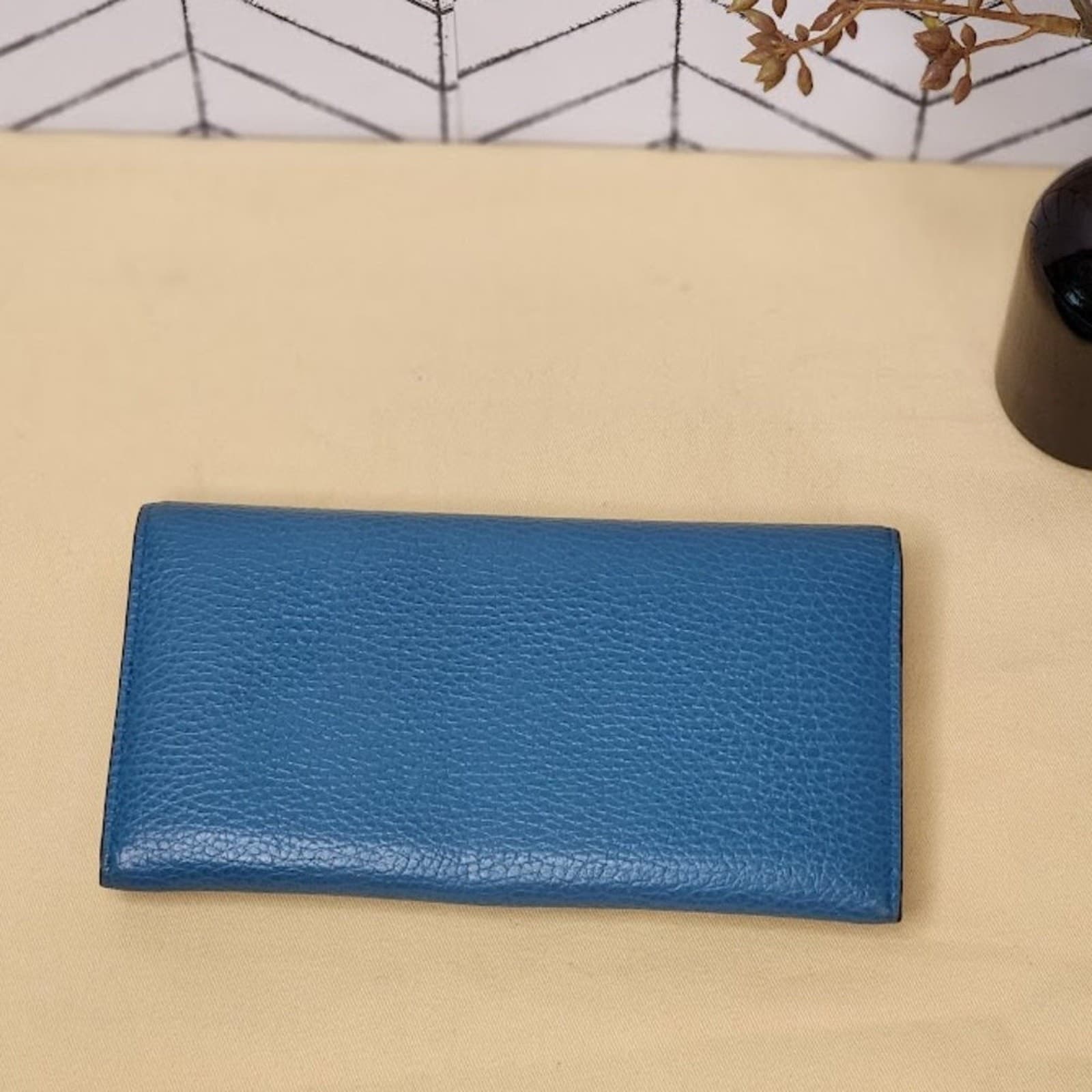 Gucci Leather Continental Wallet - Thumbnail 2