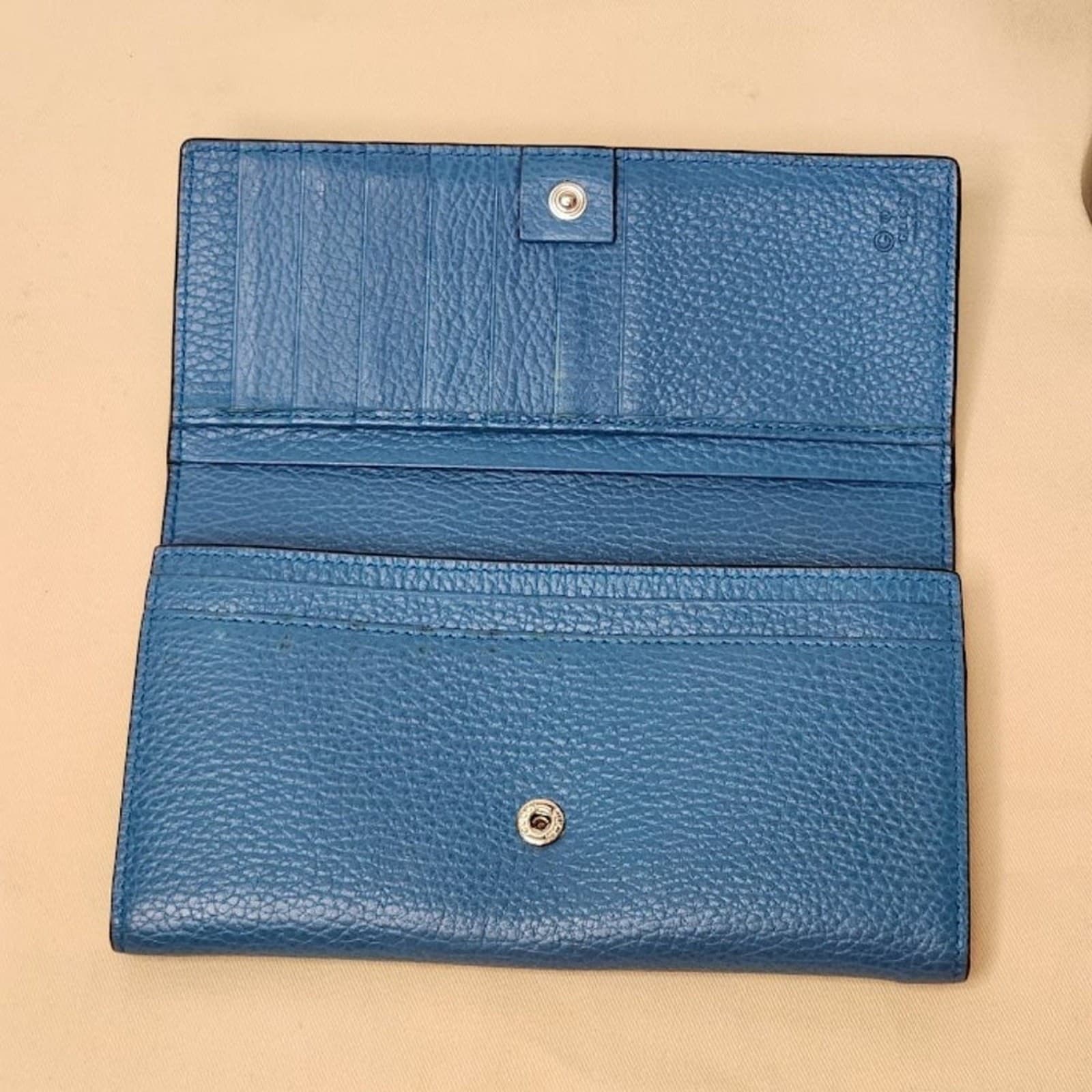 Gucci Leather Continental Wallet - Thumbnail 8
