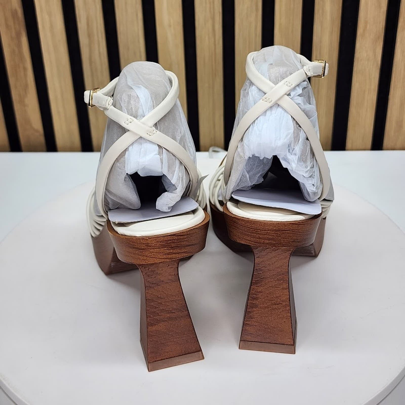 NEW - INC International Concepts Rashel Women’s Sculptural Heel Sandals Size 6.5 - Thumbnail 4