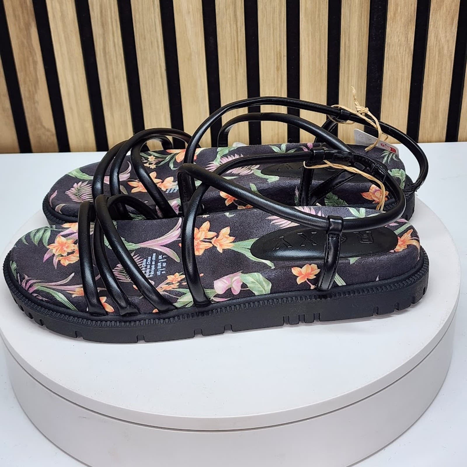 NEW - Roxy Brooke Women’s Platform Strappy Sandals Casual Slip On Shoes - Size 8 - Thumbnail 5