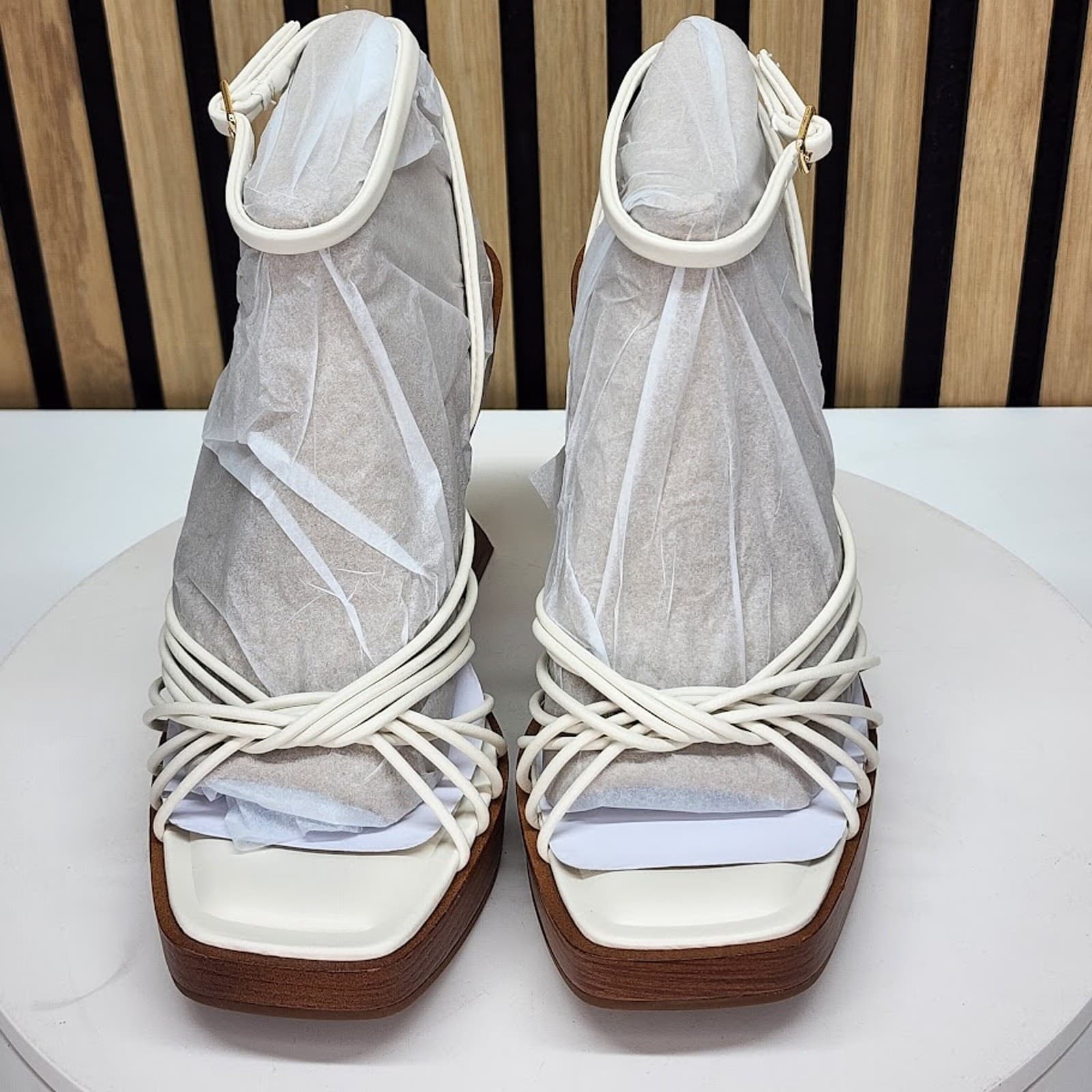 NEW - INC International Concepts Rashel Women’s Sculptural Heel Sandals Size 8 - Thumbnail 8