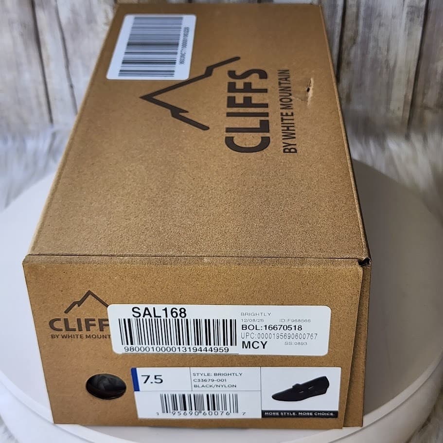 NEW - Cliffs by White Mountain Women's Brightly Mary-Jane Style Wedge - Size 7.5 - Thumbnail 10