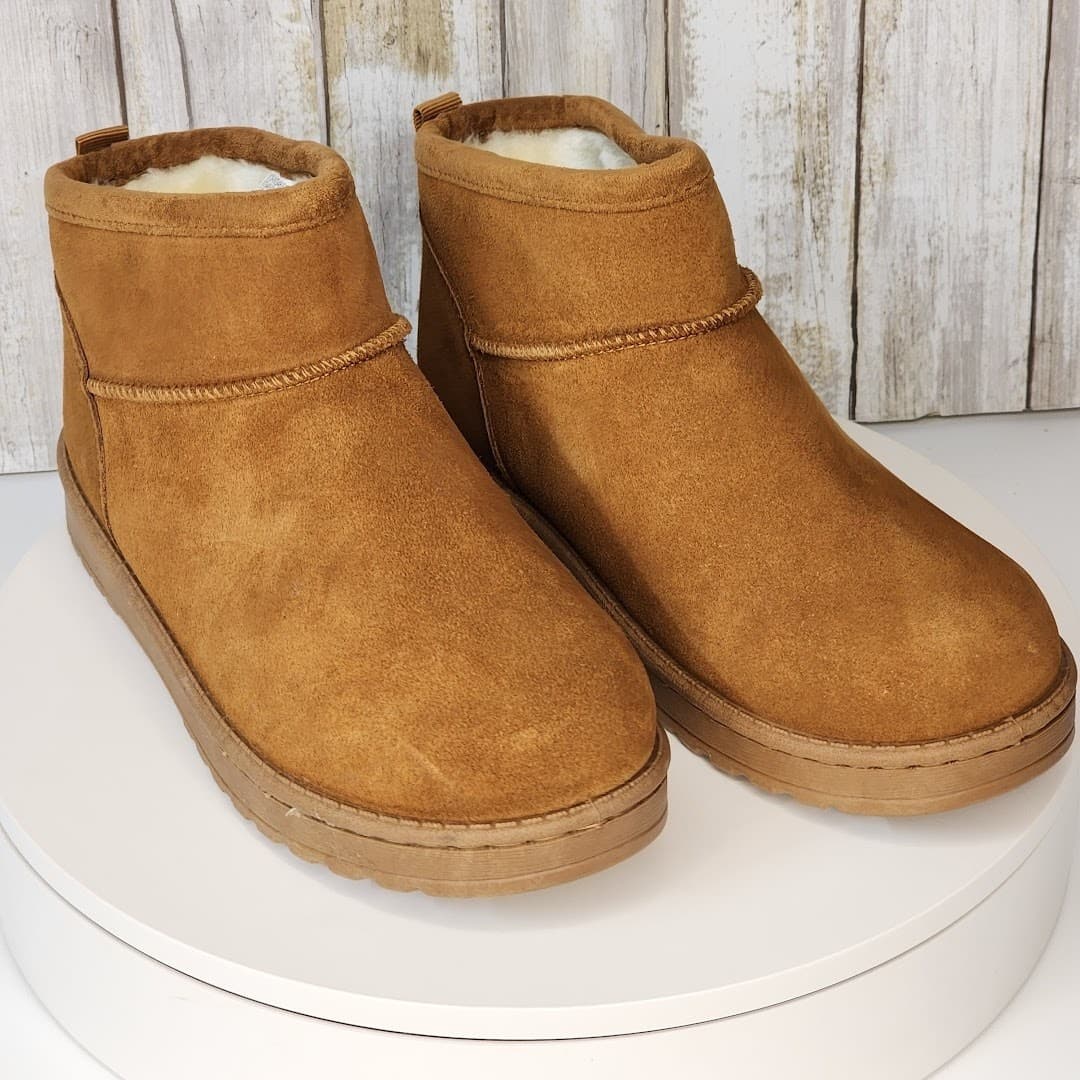 White Mountain Women's Inspo Booties - Size 7.5 - Whiskey Suede