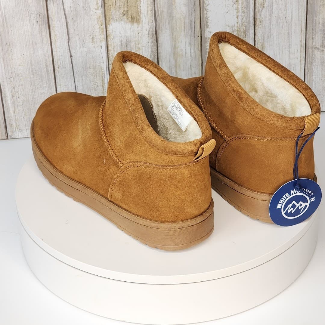 White Mountain Women's Inspo Booties - Size 7.5 - Whiskey Suede - Thumbnail 5