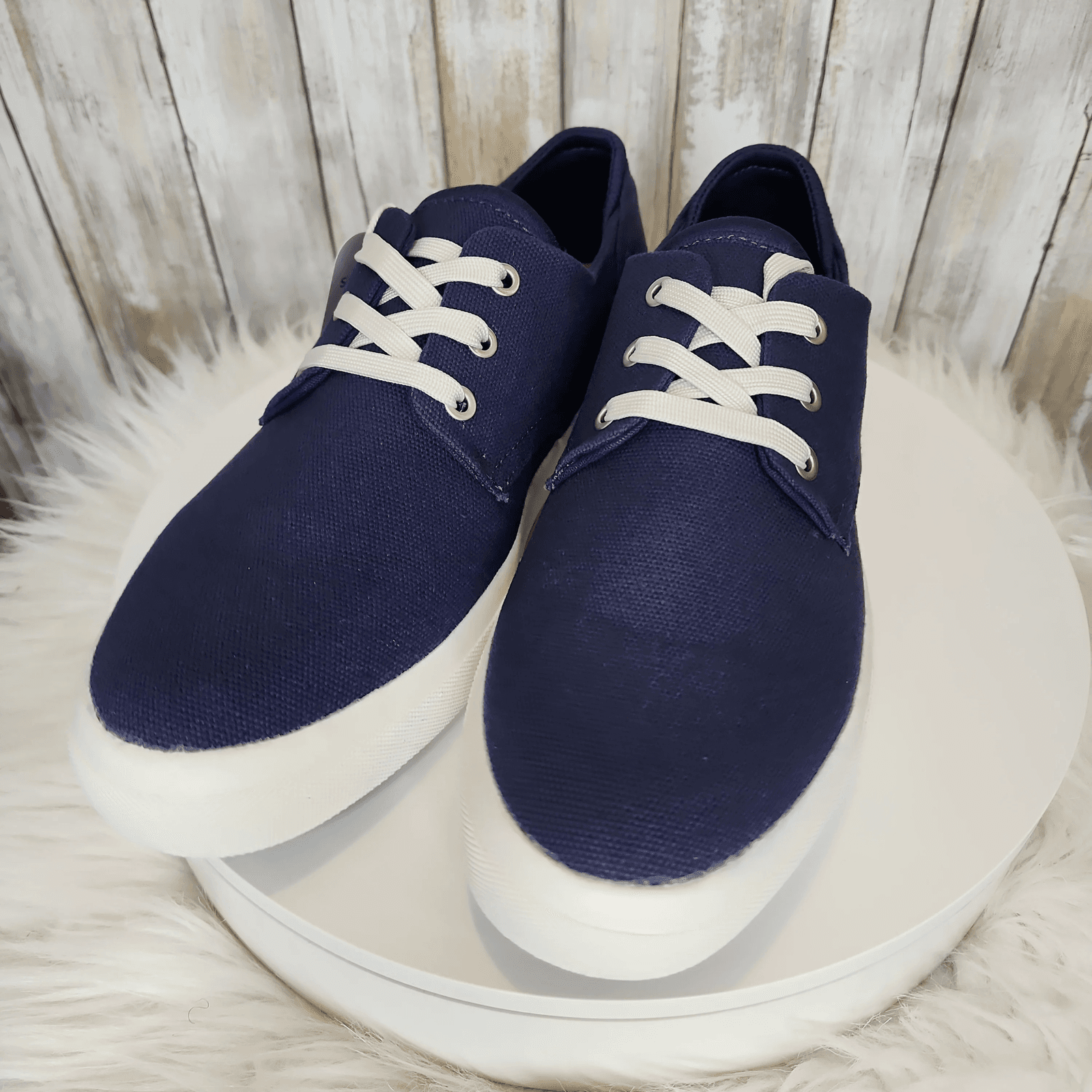 Sun Stone Mens Kiva Lace-Up Core Sneaker Navy 9.5 - Thumbnail 12