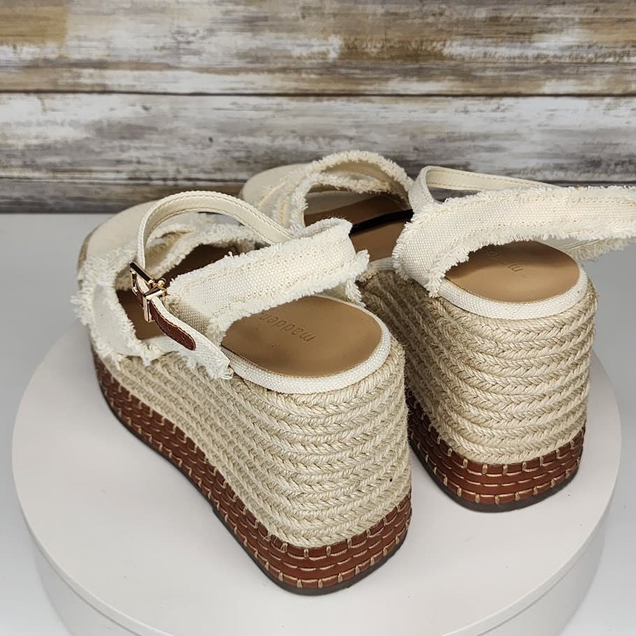 NEW - Madden Girl Carlotta Women’s Platform Espadrille Wedge Sandals Size 9 - Thumbnail 3