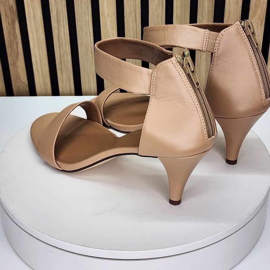 Style & Co Women’s Nude Ankle Strap Heeled Sandals – Size 12M - Thumbnail 5