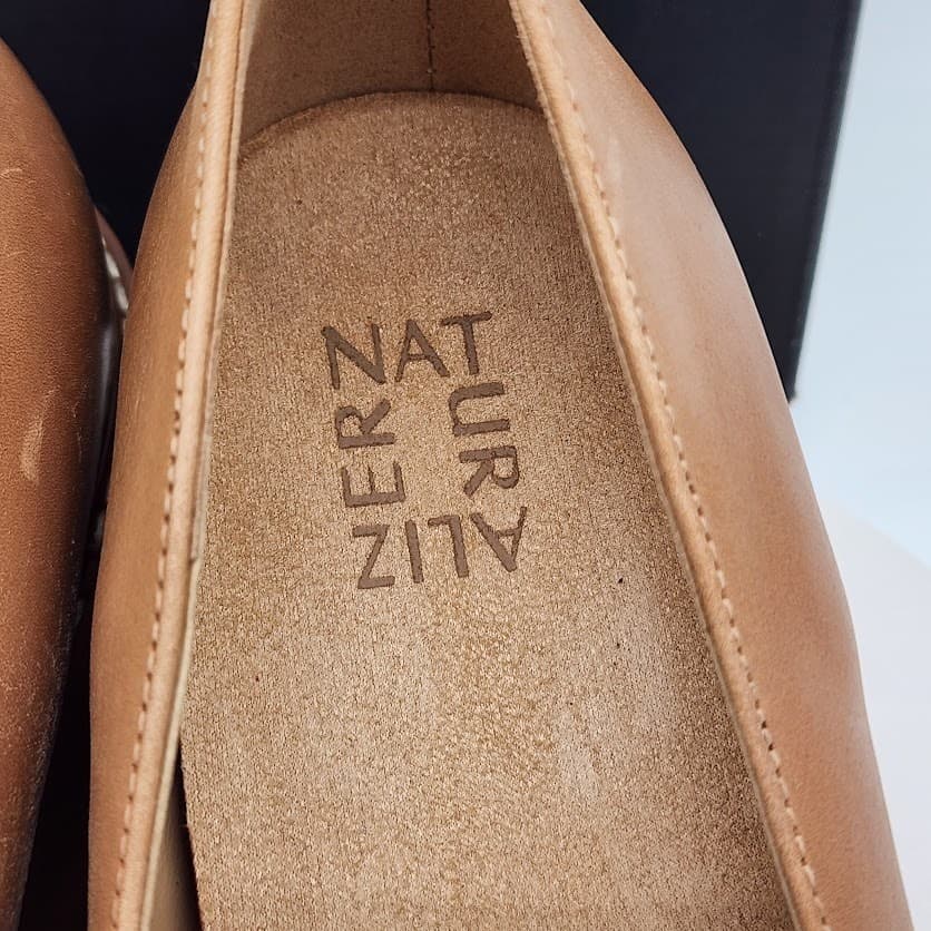 NEW Naturalizer Darry Lug Sole Loafers Toffee Leather Women's Size 12M - Thumbnail 8