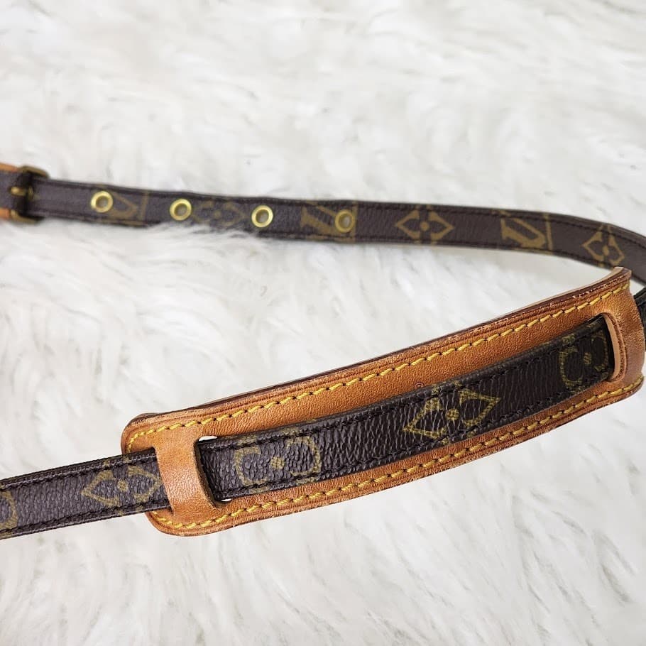 Authentic Louis Vuitton Monogram Mini Amazon Crossbody Bag Brown Vintage - Thumbnail 13