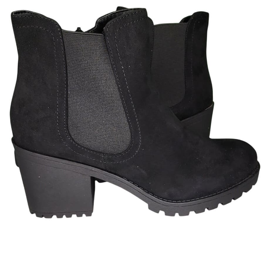Sun + Stone Morghan Booties – Moto-Inspired Chelsea Boots - Size 10M - Thumbnail 8