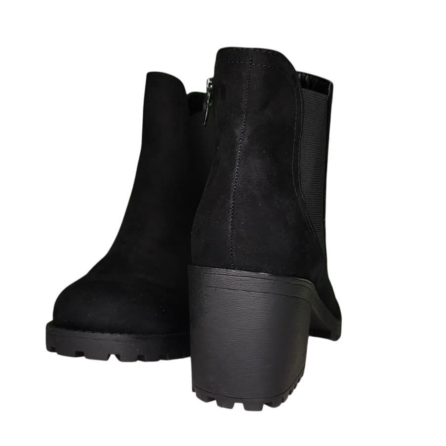 Sun + Stone Morghan Booties – Moto-Inspired Chelsea Boots - Size 8M - Thumbnail 2