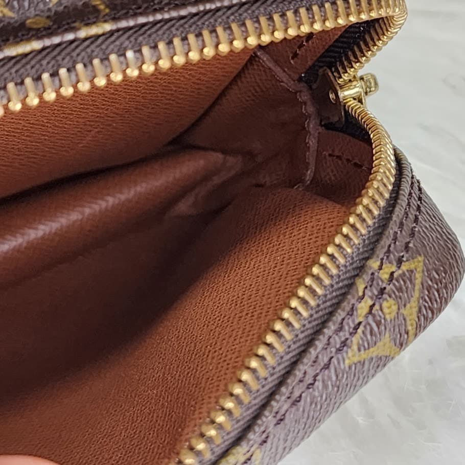 Authentic Louis Vuitton Monogram Mini Amazon Crossbody Bag Brown Vintage - Thumbnail 16