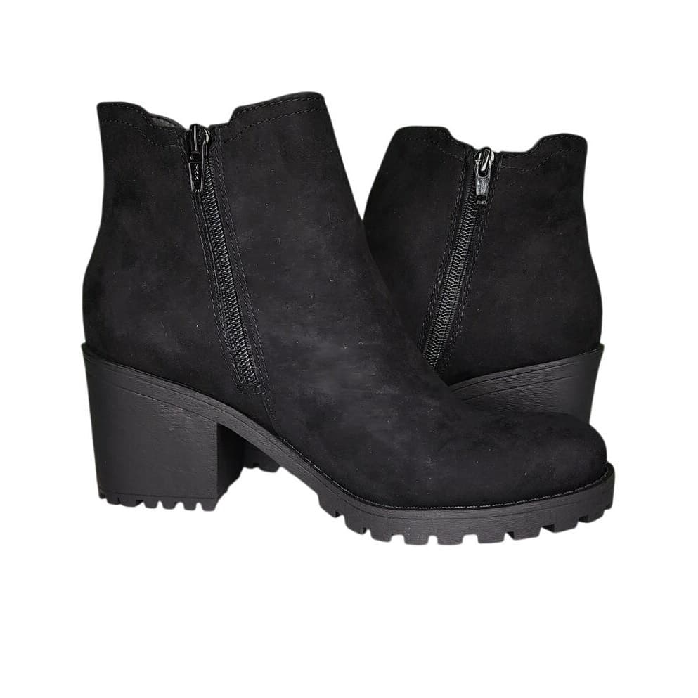 Sun + Stone Morghan Booties – Moto-Inspired Chelsea Boots - Size 8M - Thumbnail 5