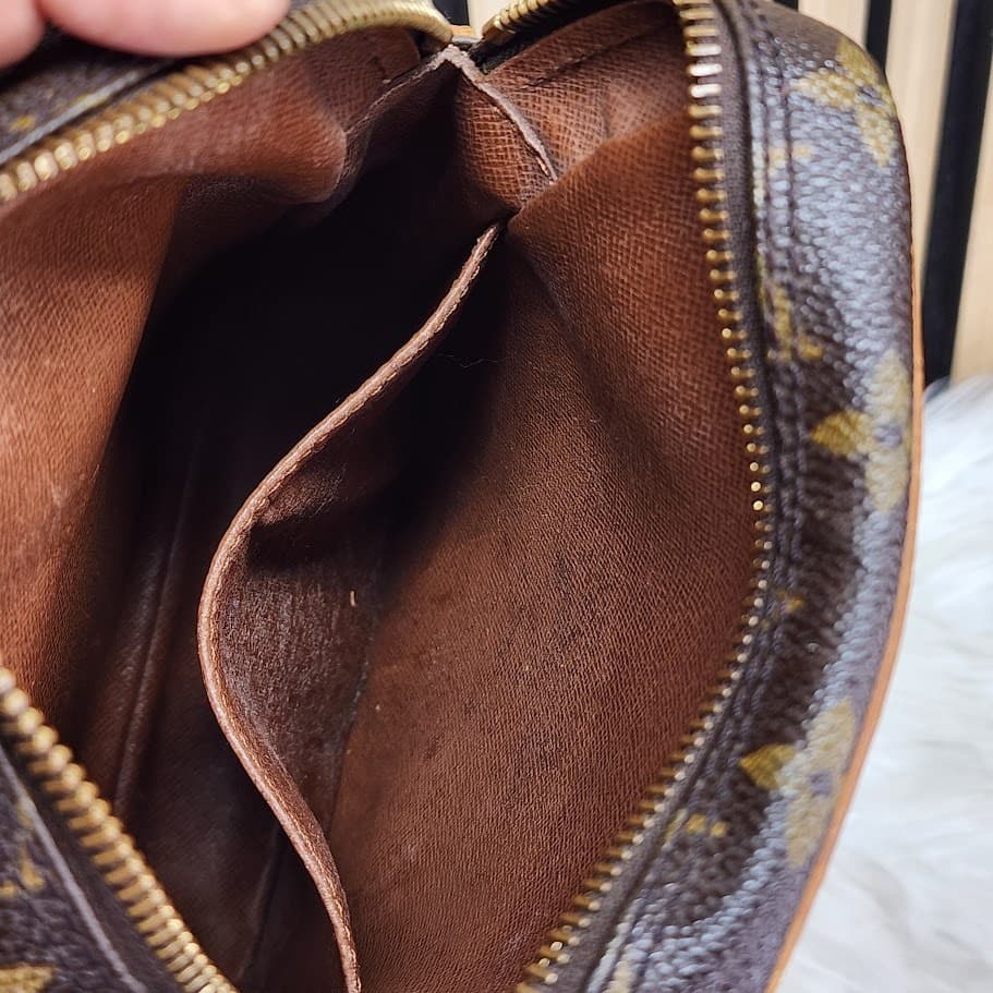 Authentic Louis Vuitton Monogram Amazon Crossbody Bag Brown Vintage - Thumbnail 16