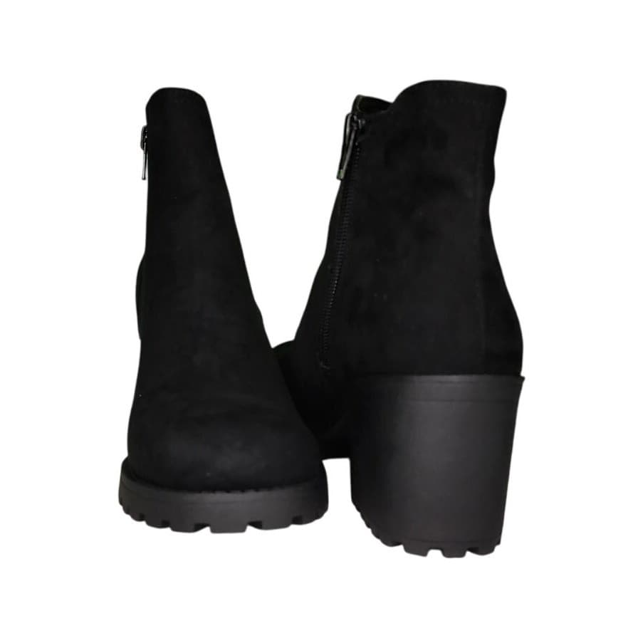 Sun + Stone Morghan Booties – Moto-Inspired Chelsea Boots - Size 8M - Thumbnail 3