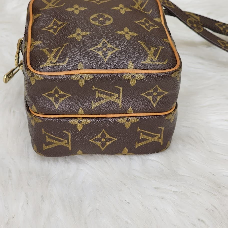 Authentic Louis Vuitton Monogram Mini Amazon Crossbody Bag Brown Vintage - Thumbnail 10