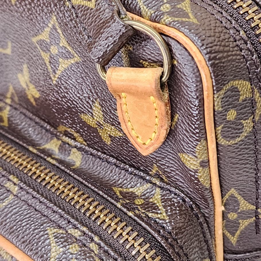 Authentic Louis Vuitton Monogram Mini Amazon Crossbody Bag Brown Vintage - Thumbnail 5