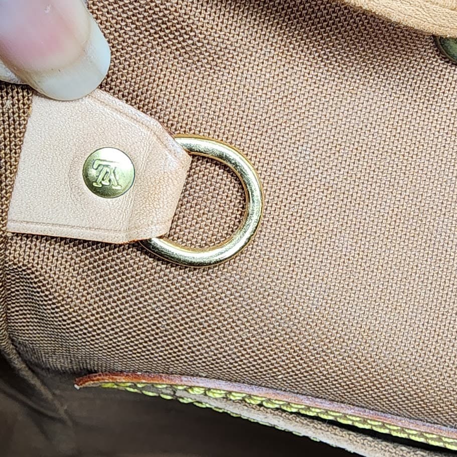 Authentic Louis Vuitton Montsouris GM Monogram Backpack Brown Canvas Vintage - Thumbnail 13