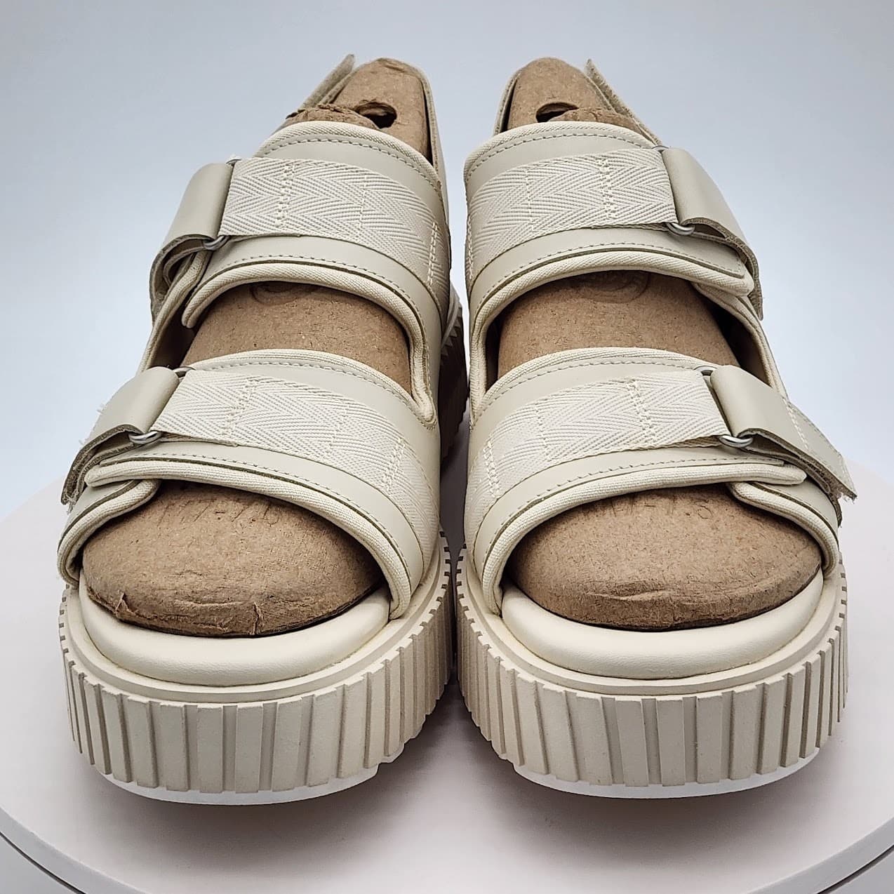 NEW Sorel ONA Ave Multistrap Sandals Beige Womens Size 11 Sport Platform Sandals - Thumbnail 6