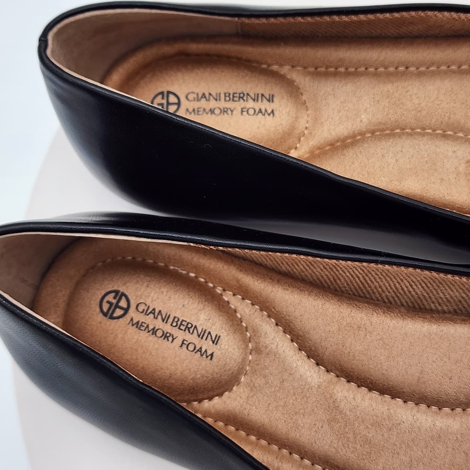 New Giani Bernini BrookeEP Black Memory Foam Ballet Flats Women's Size 9.5 M - Thumbnail 8