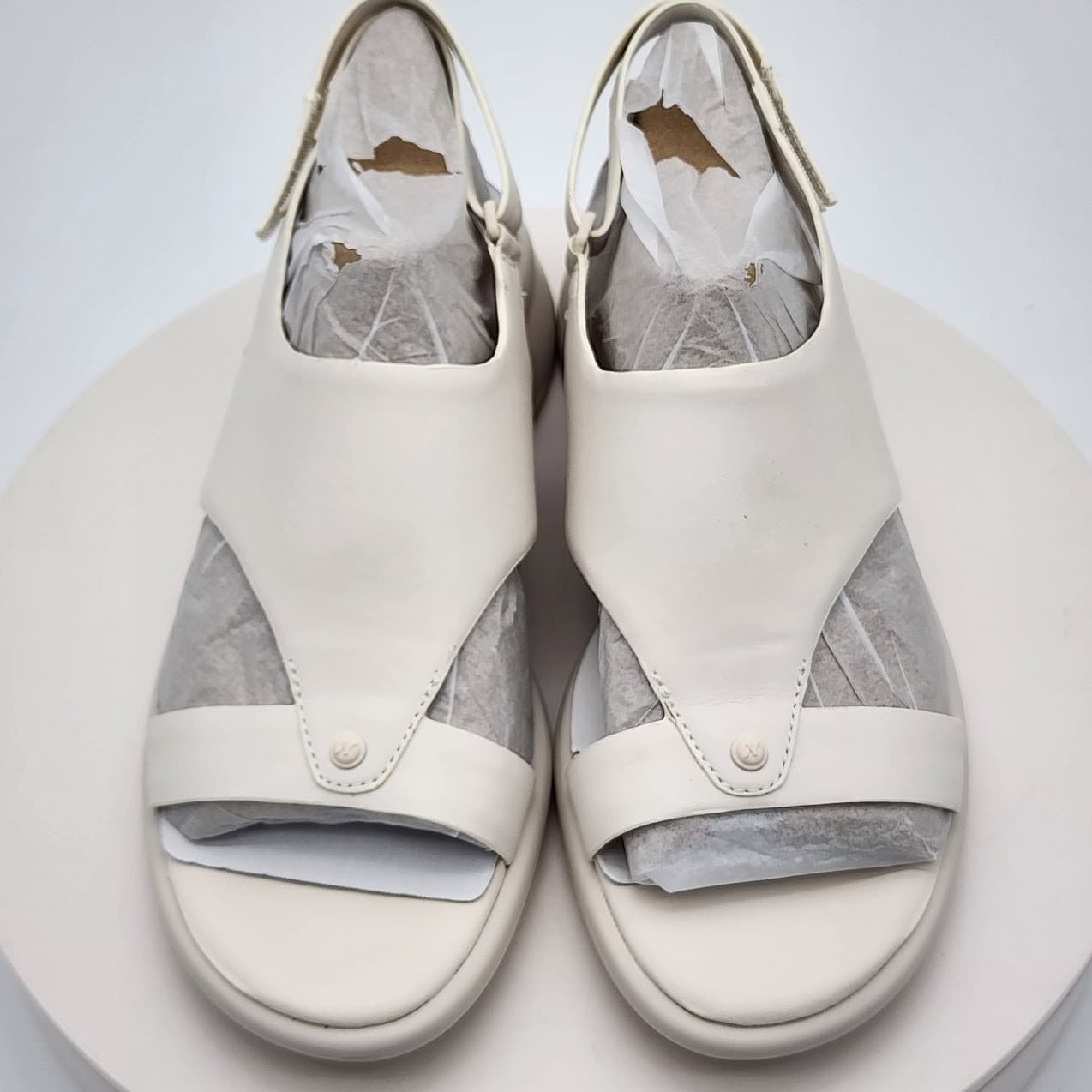 NEW Naturalizer Lillian White Slingback Comfort Sandals Women's Size 8.5M - Thumbnail 6